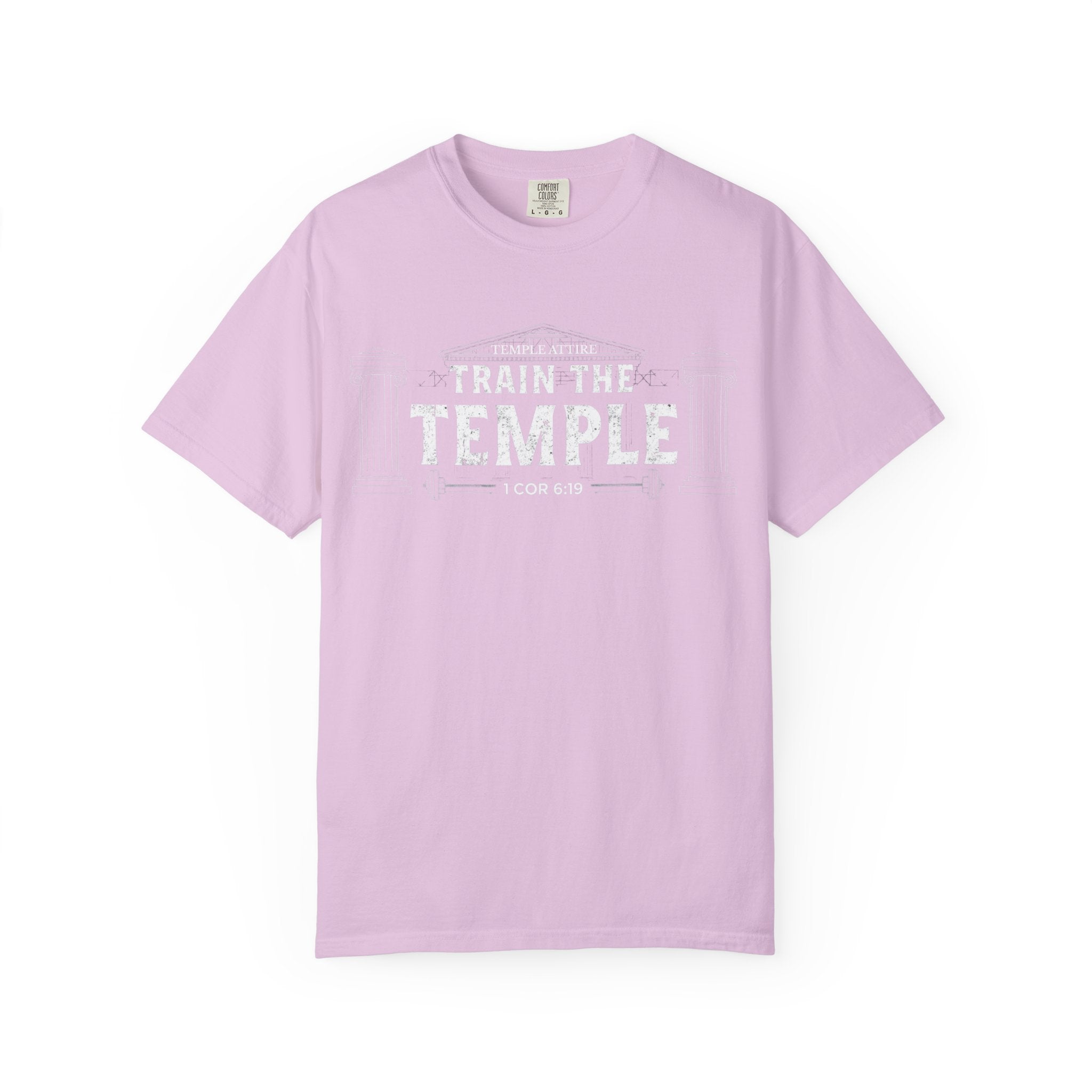 Train the Temple T-Shirt — Christian Fitness Faith Tee (1 Cor 6:19)