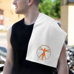 TempleAttire Vitruvian Man - Rally Towel, 11x18