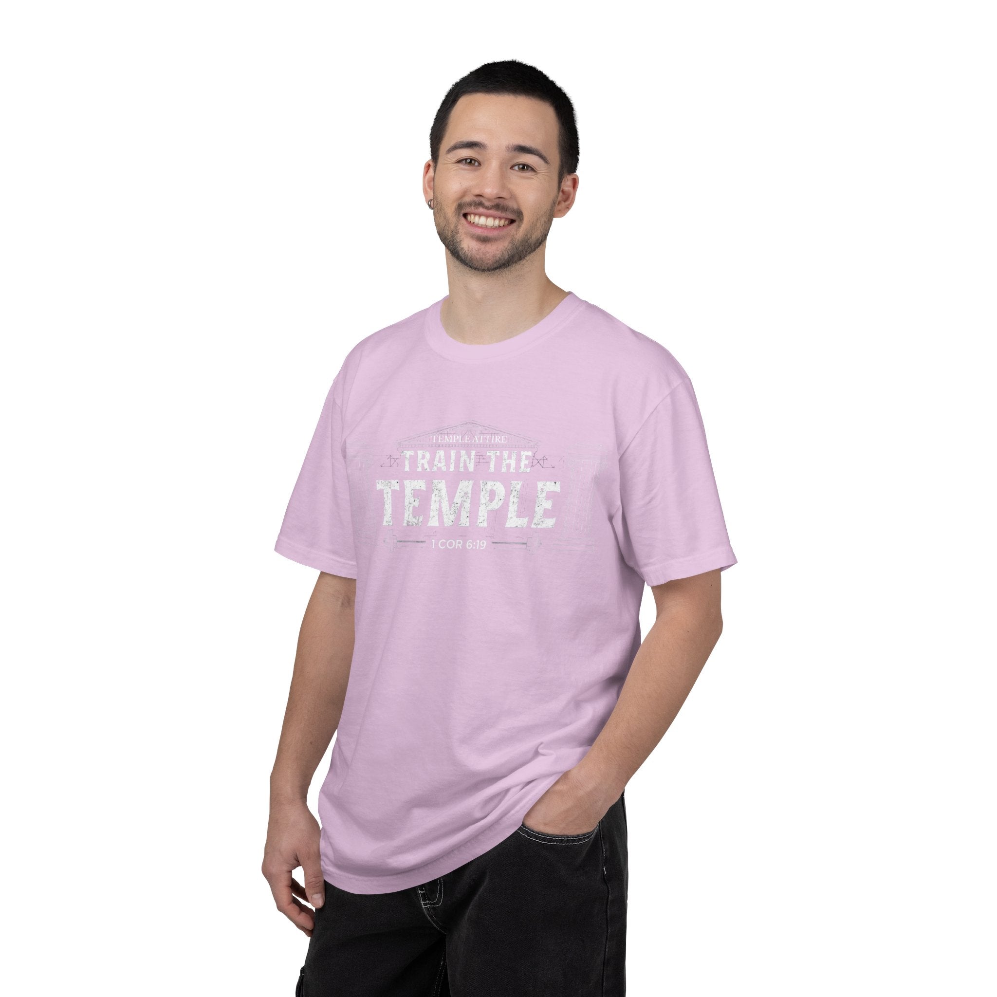 Train the Temple T-Shirt — Christian Fitness Faith Tee (1 Cor 6:19)