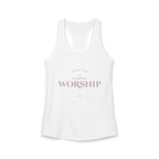 Women's Ideal Racerback Tank - "Wear Your Worship" Faith Tee