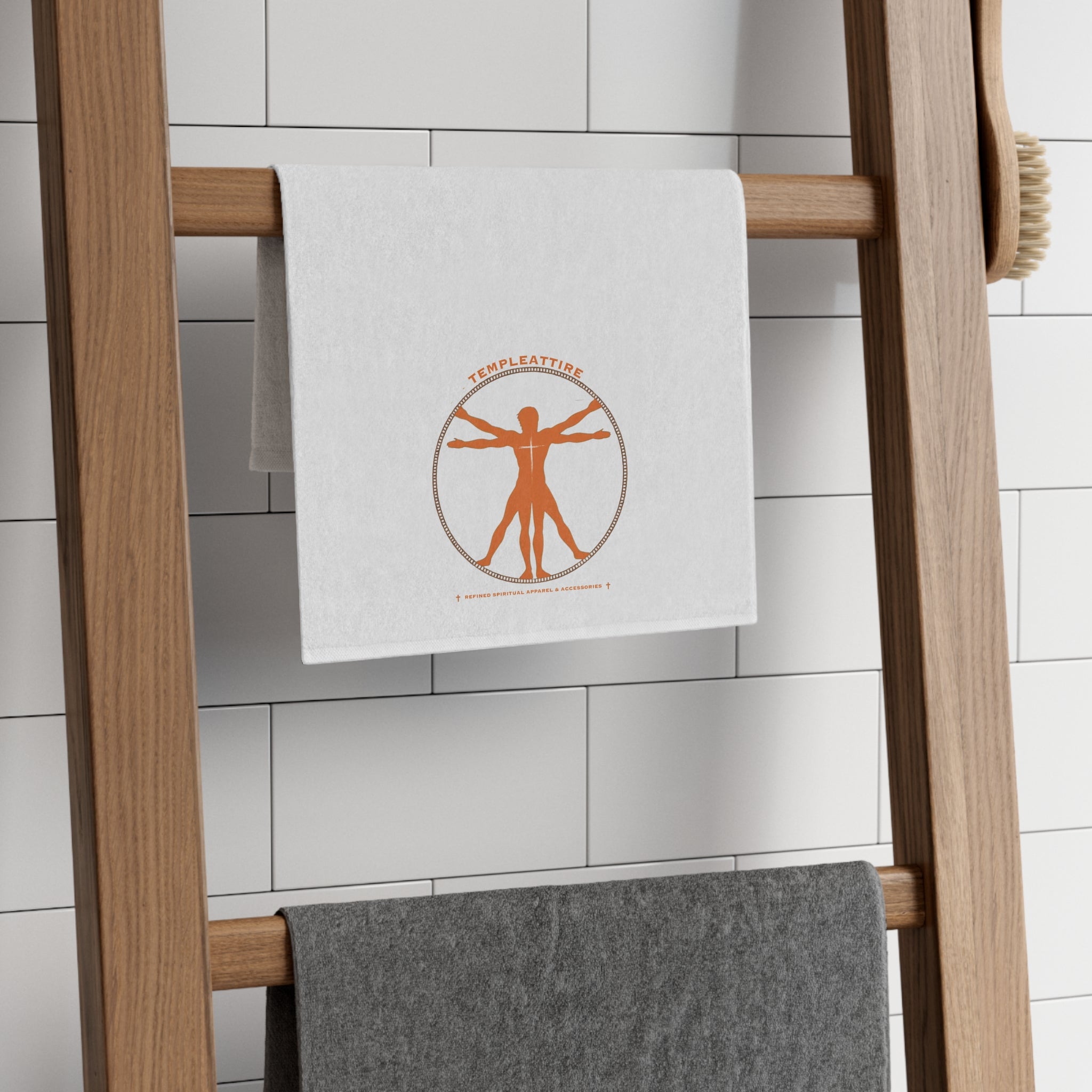 TempleAttire Vitruvian Man - Rally Towel, 11x18