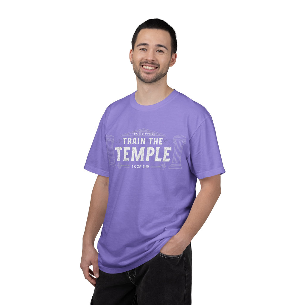 Train the Temple T-Shirt — Christian Fitness Faith Tee (1 Cor 6:19)