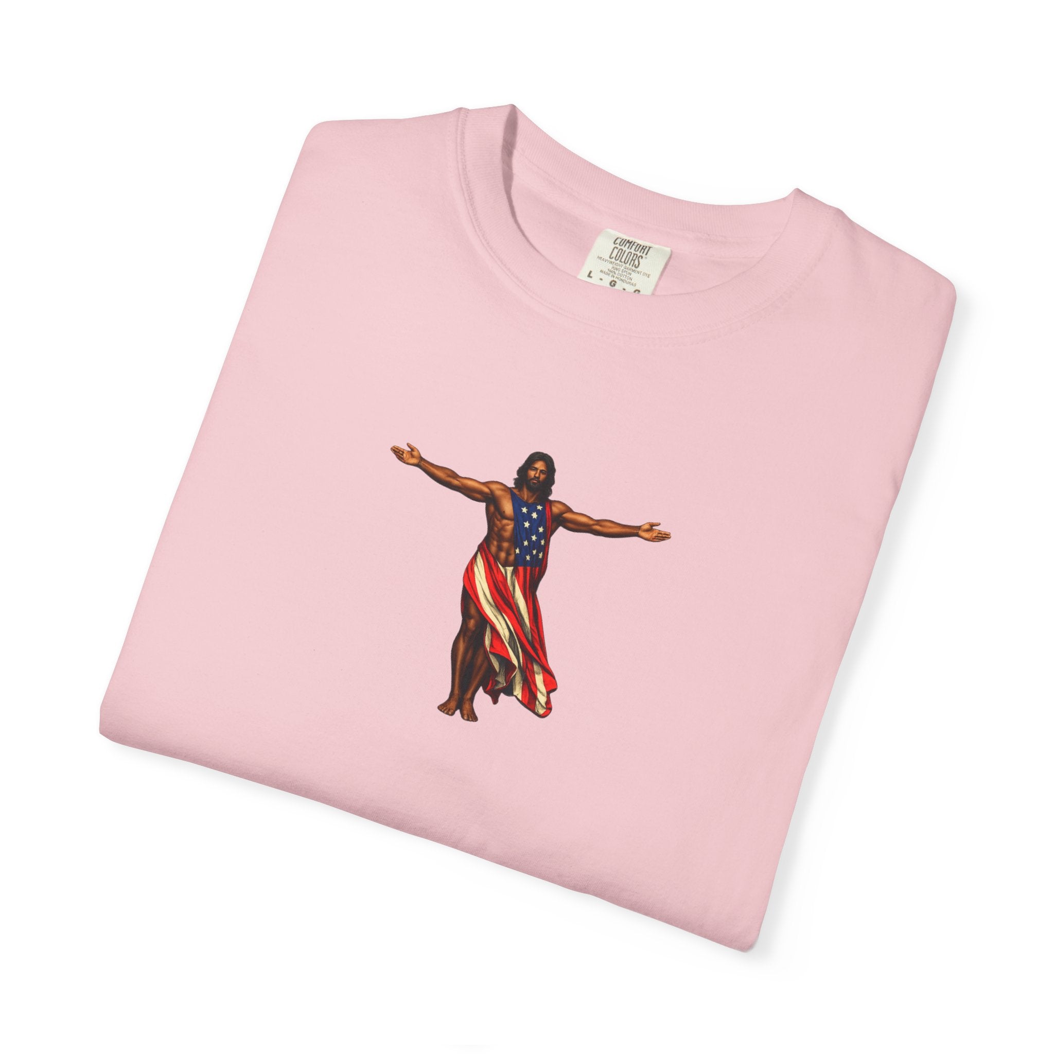 Jesus Patriotic Fitness Inspired - America's 250th Anniversary Unisex Garment-Dyed T-shirt