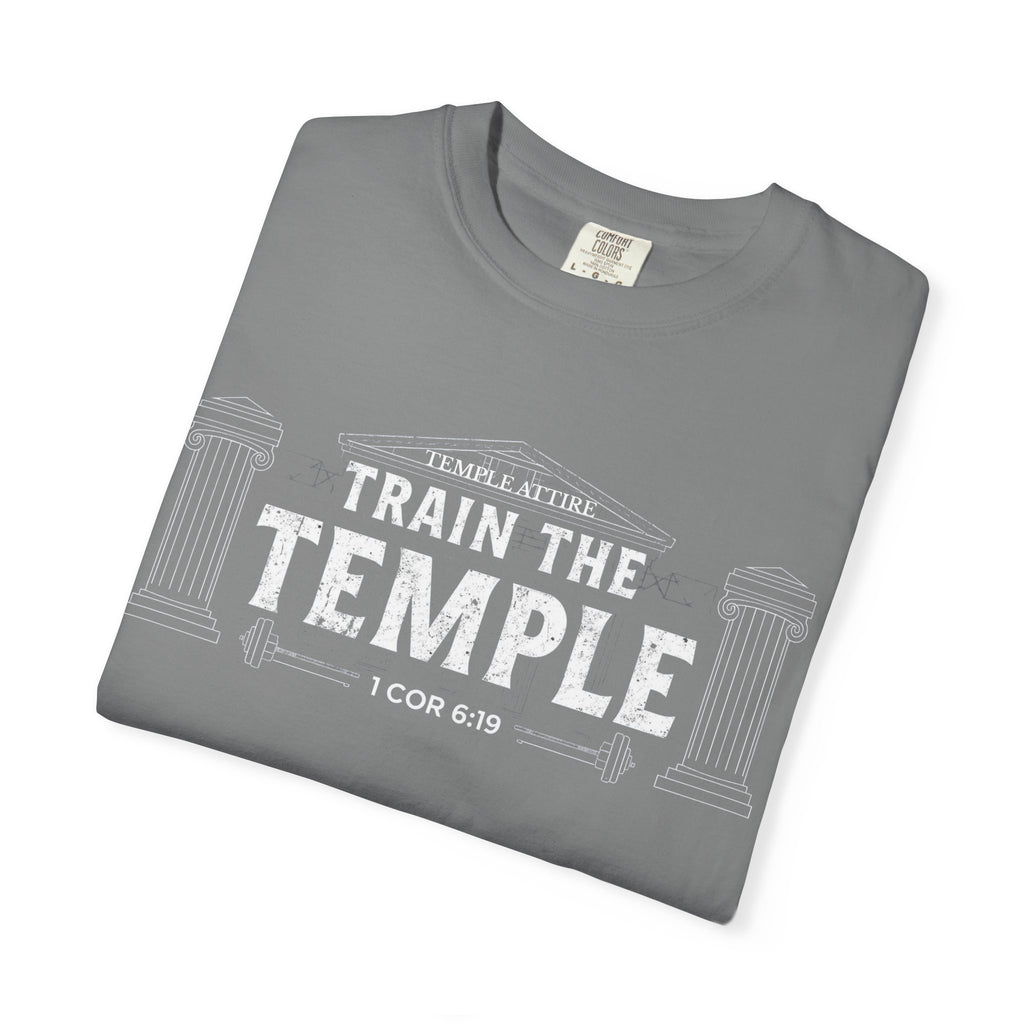 Train the Temple T-Shirt — Christian Fitness Faith Tee (1 Cor 6:19)