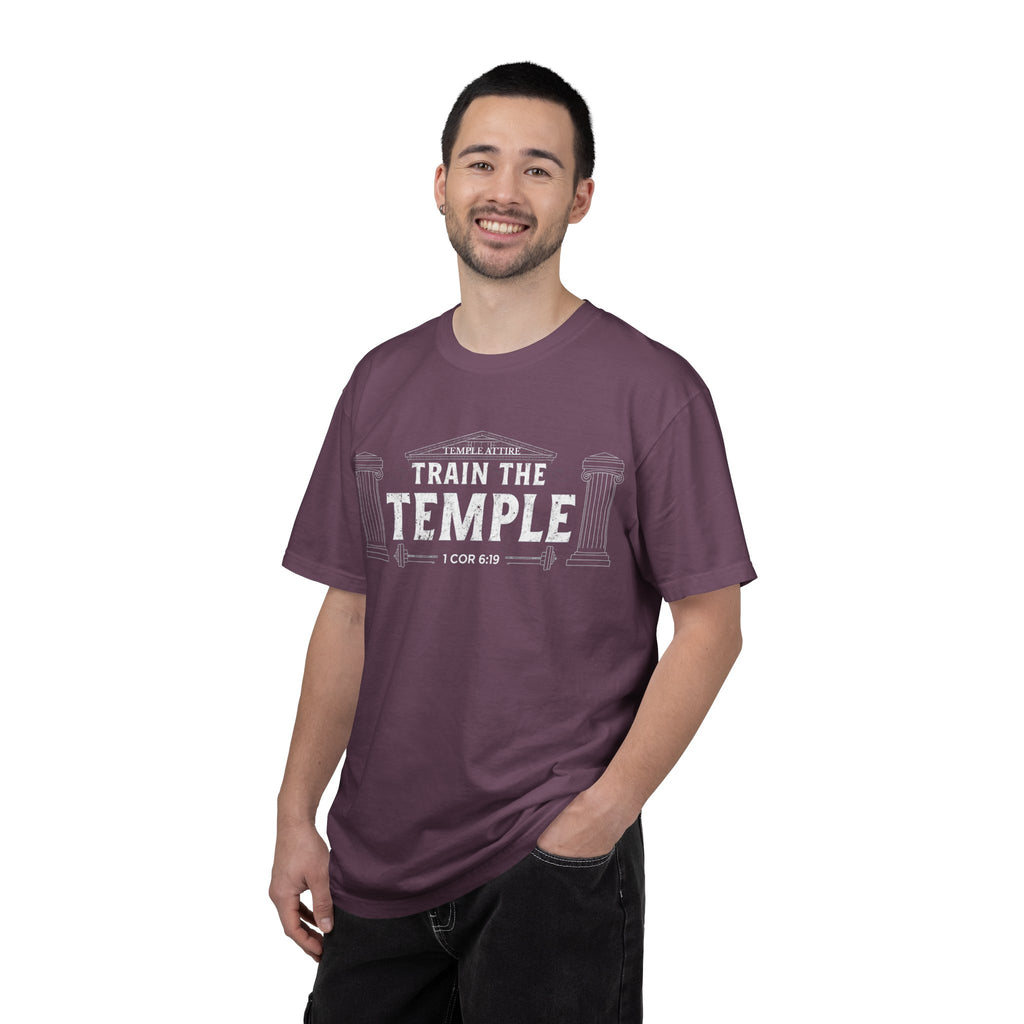 Train the Temple T-Shirt — Christian Fitness Faith Tee (1 Cor 6:19)