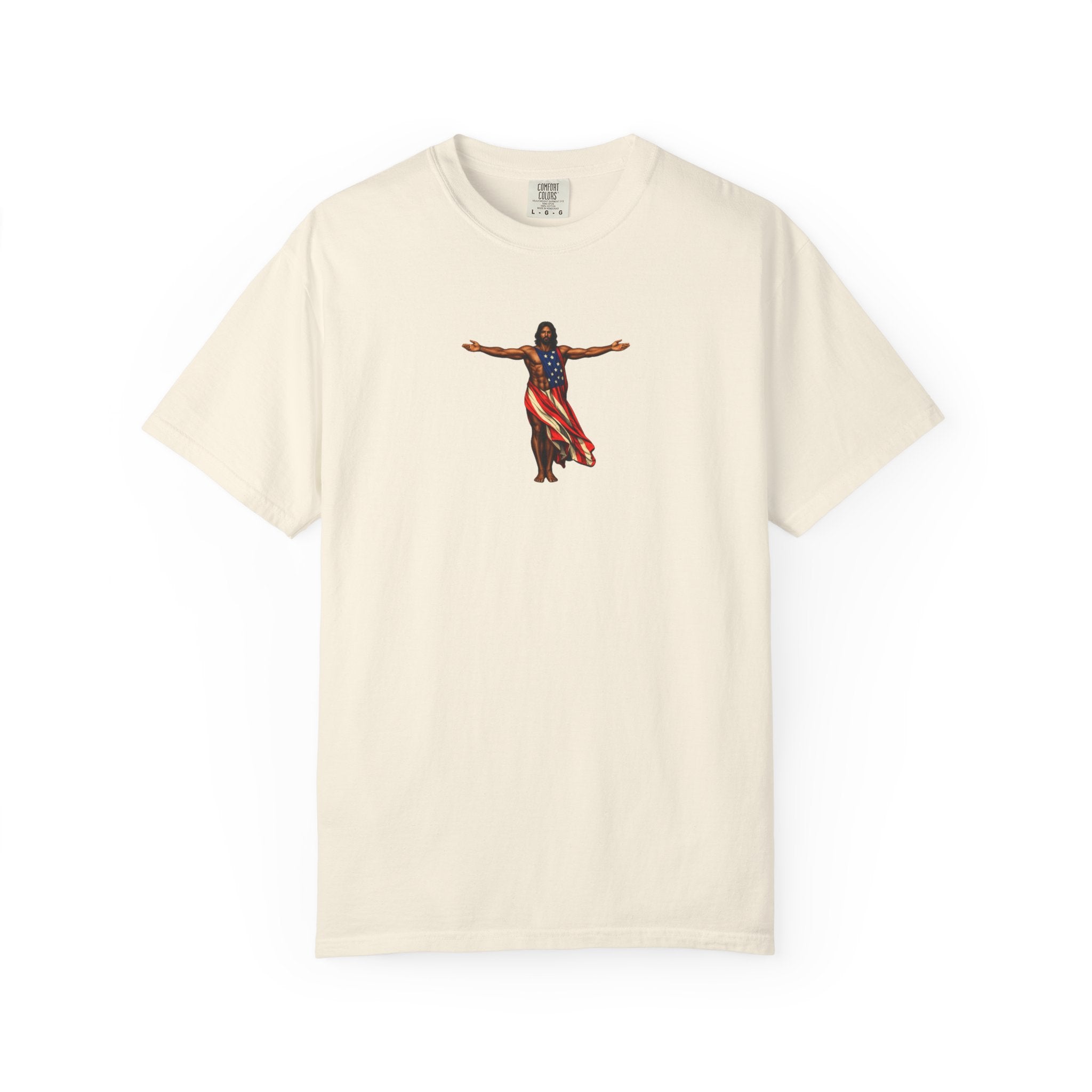 Jesus Patriotic Fitness Inspired - America's 250th Anniversary Unisex Garment-Dyed T-shirt