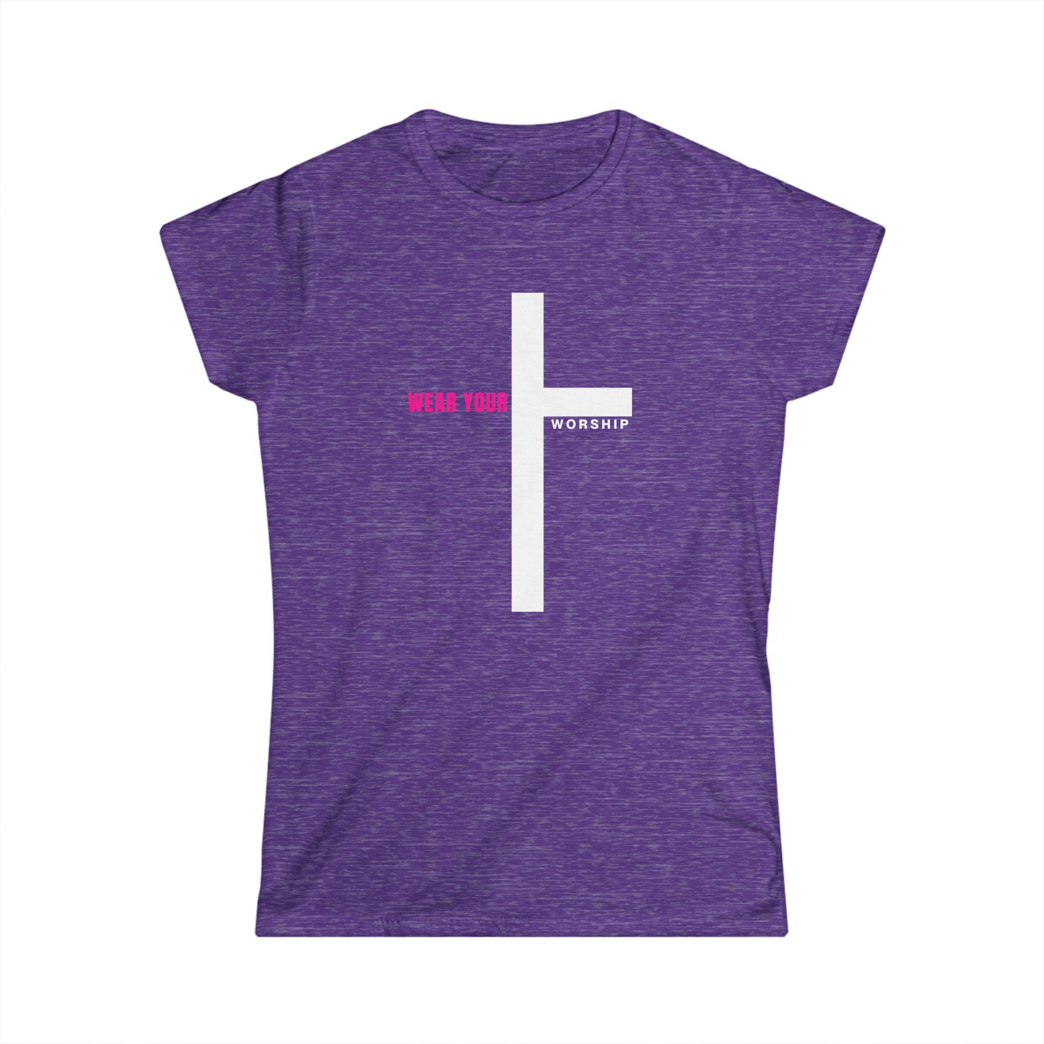 Wear Your Worship Christian Cross Women's Tee