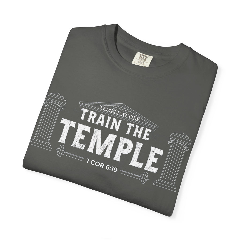 Train the Temple T-Shirt — Christian Fitness Faith Tee (1 Cor 6:19)