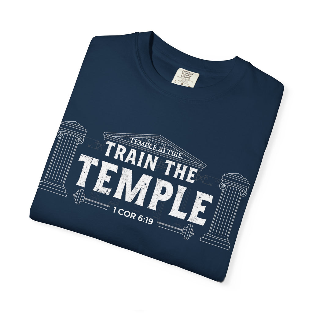 Train the Temple T-Shirt — Christian Fitness Faith Tee (1 Cor 6:19)