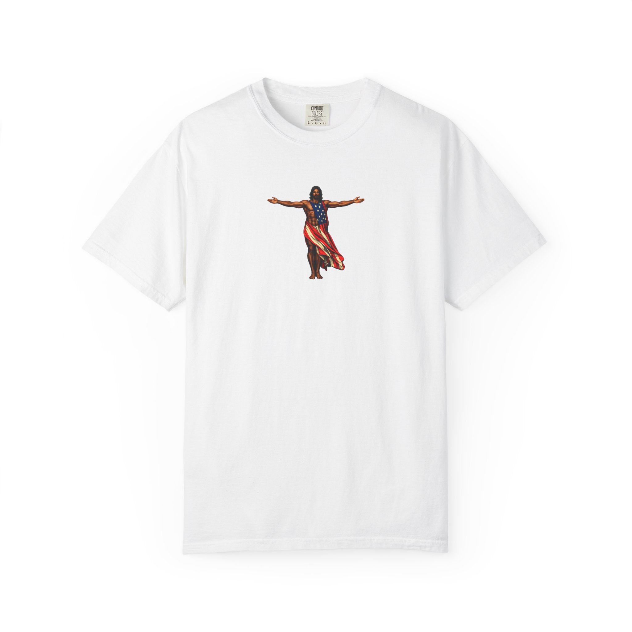 Jesus Patriotic Fitness Inspired - America's 250th Anniversary Unisex Garment-Dyed T-shirt