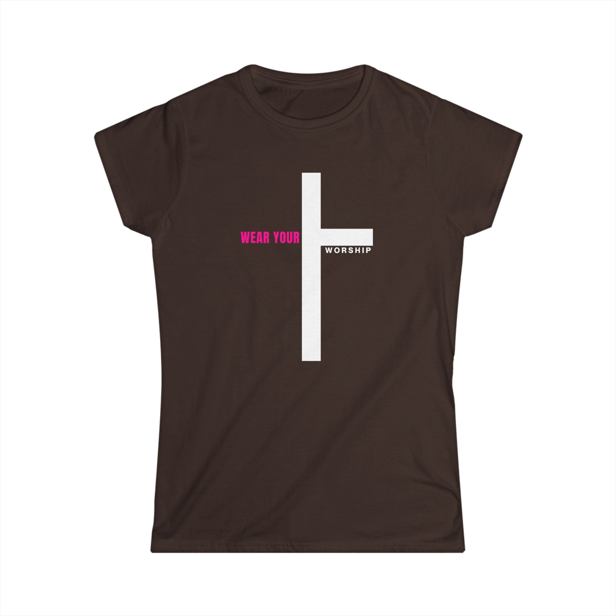 Wear Your Worship Christian Cross Women's Tee