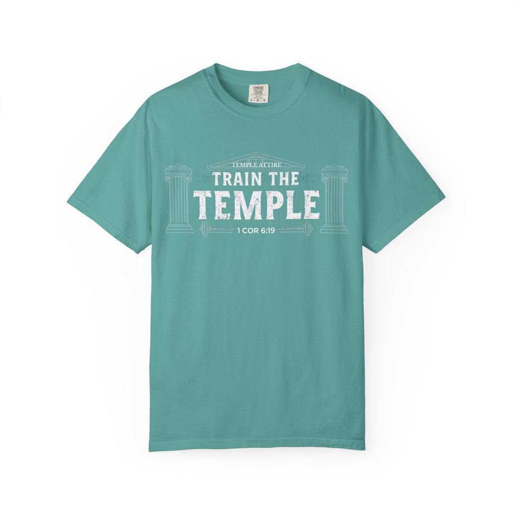 Train the Temple T-Shirt — Christian Fitness Faith Tee (1 Cor 6:19)
