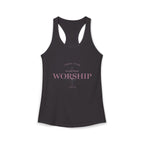 Women's Ideal Racerback Tank - "Wear Your Worship" Faith Tee