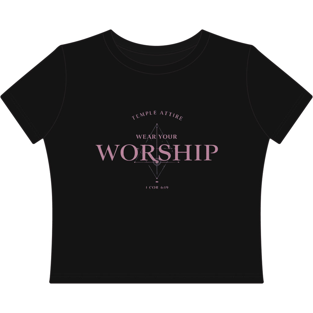 Wear Your Worship - 1 Cor 6:19 Women's Baby Tee