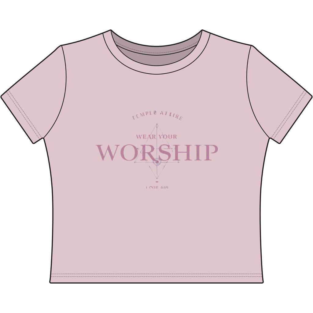 Wear Your Worship - 1 Cor 6:19 Women's Baby Tee